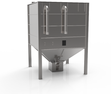 Square Footprint Pellet Silo