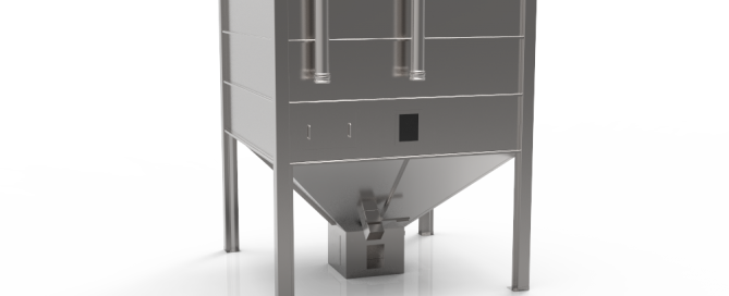 Square Footprint Pellet Silo